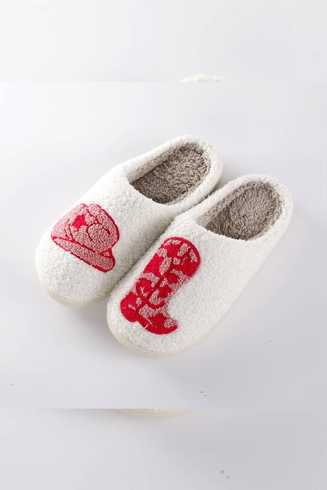 Western Fluffy Slippers