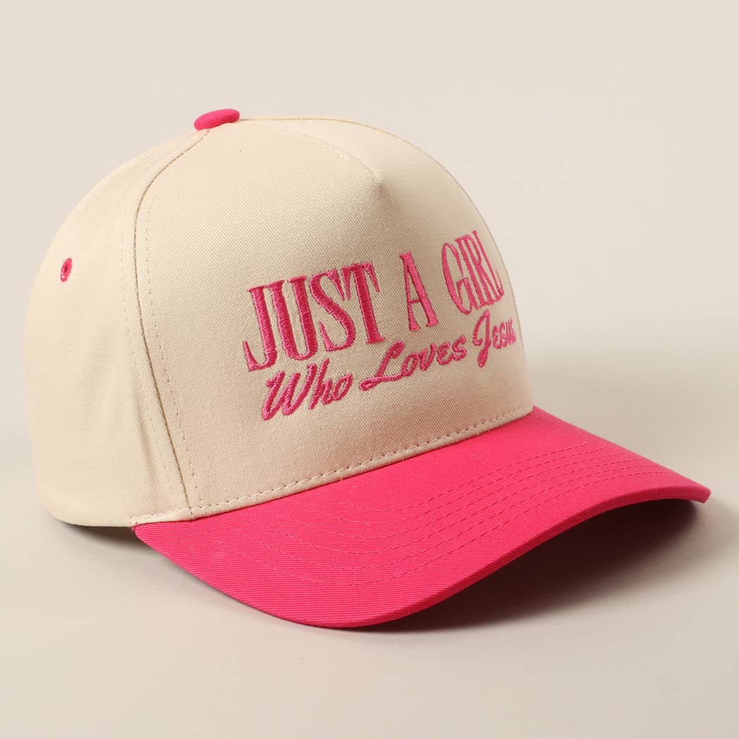 A Girl Who Loves Jesus Trucker Hat