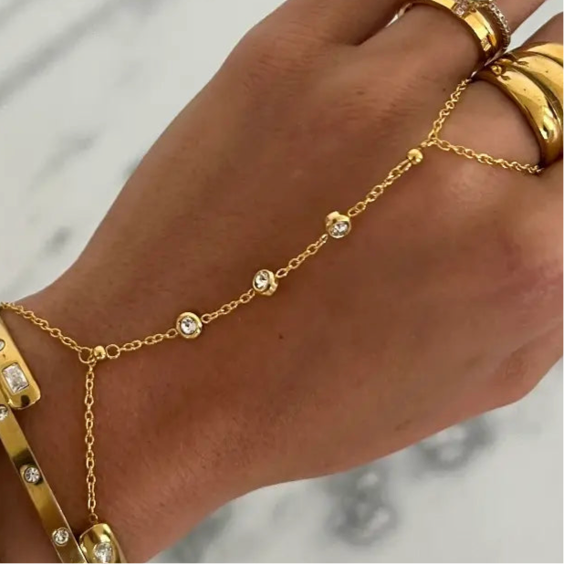 Luxe Hand Chain Bracelet
