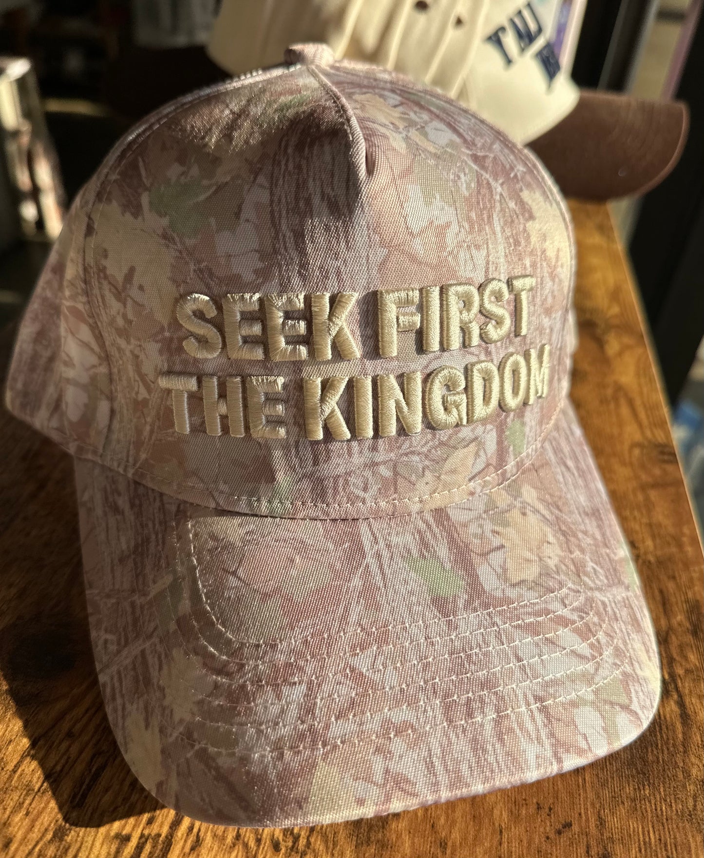 “Seek First The Kingdom” Embroidered Hat