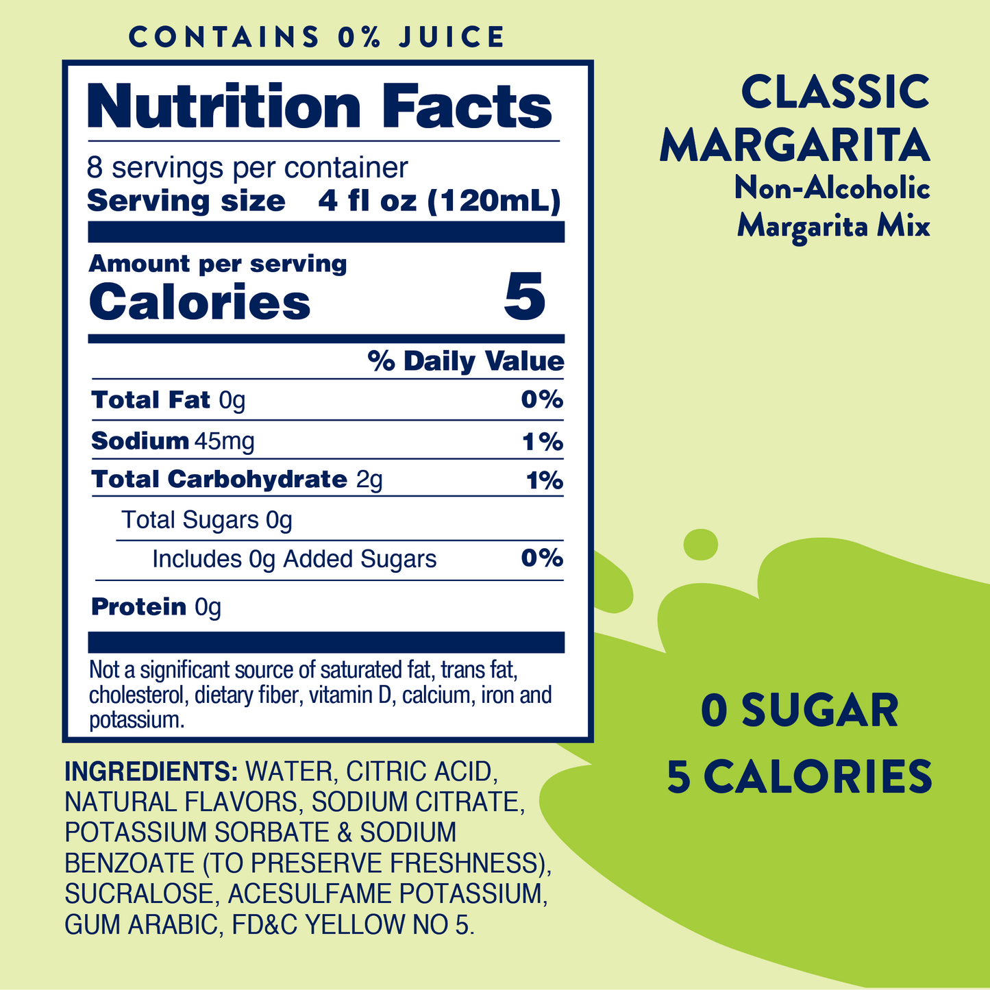 Sugar Free Margarita Mix