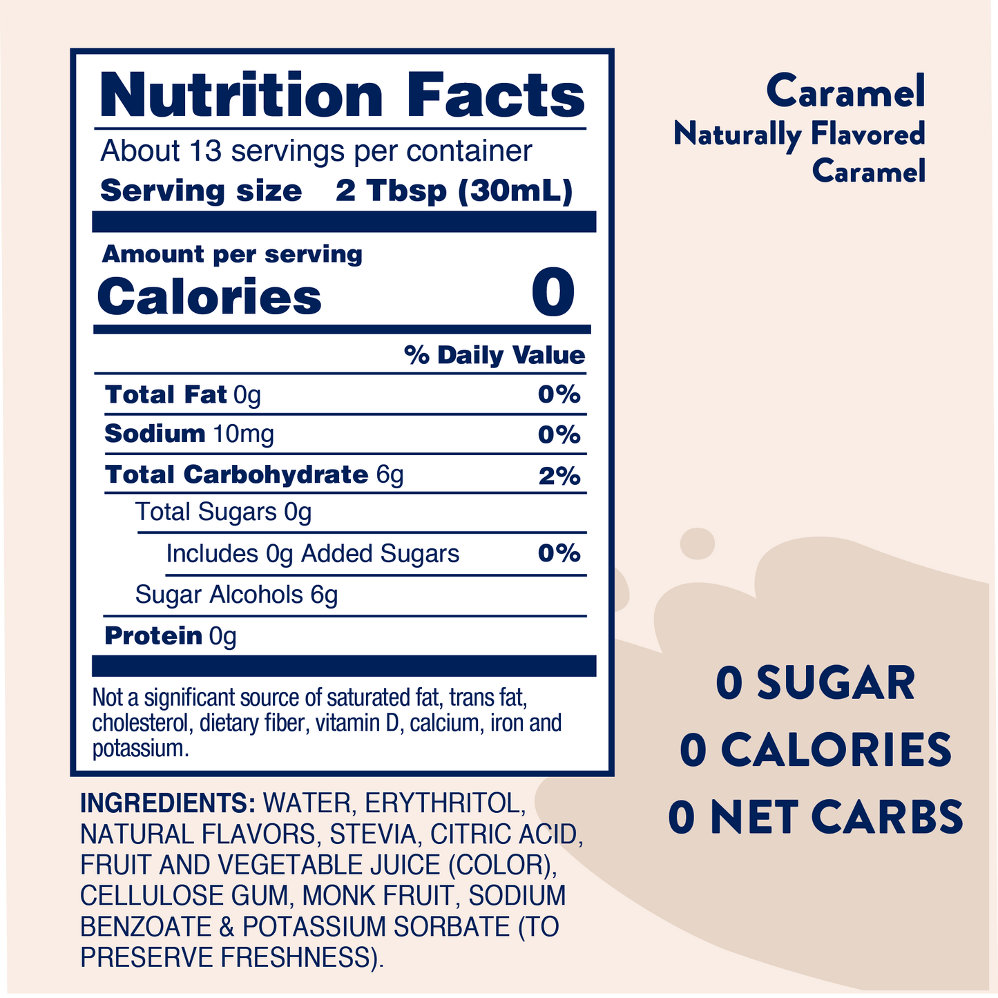 Sweetened Caramel Syrup - 375ml