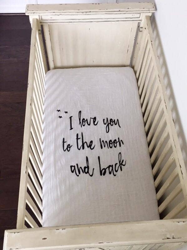 Crib Sheet - I Love You…
