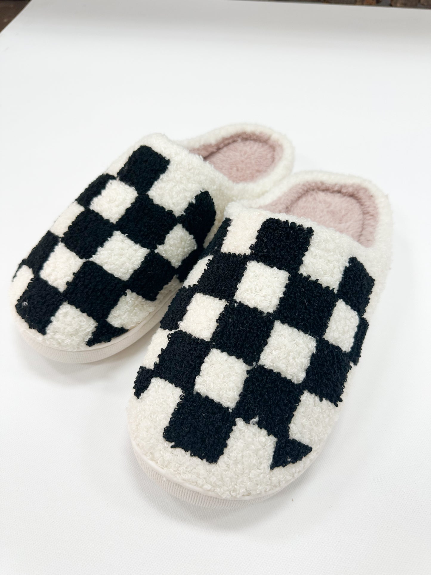 Checkered Slippers