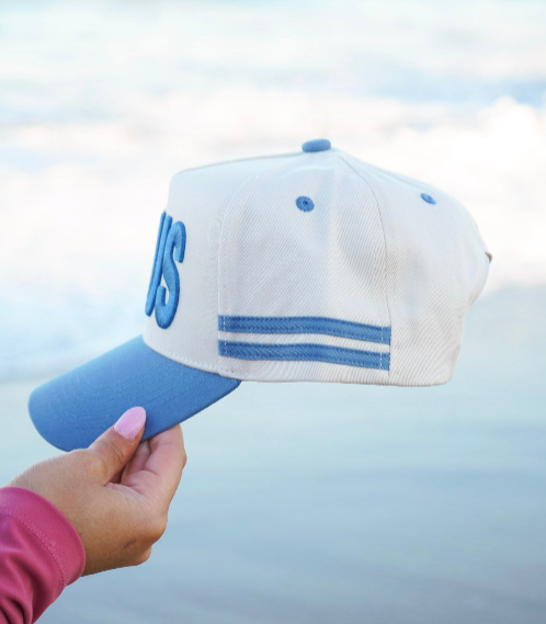 Blue Vintage Jesus Trucker Hat