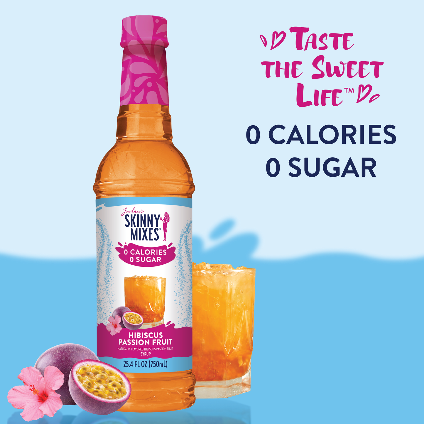 Hibiscus Passion Fruit Flavor Syrup