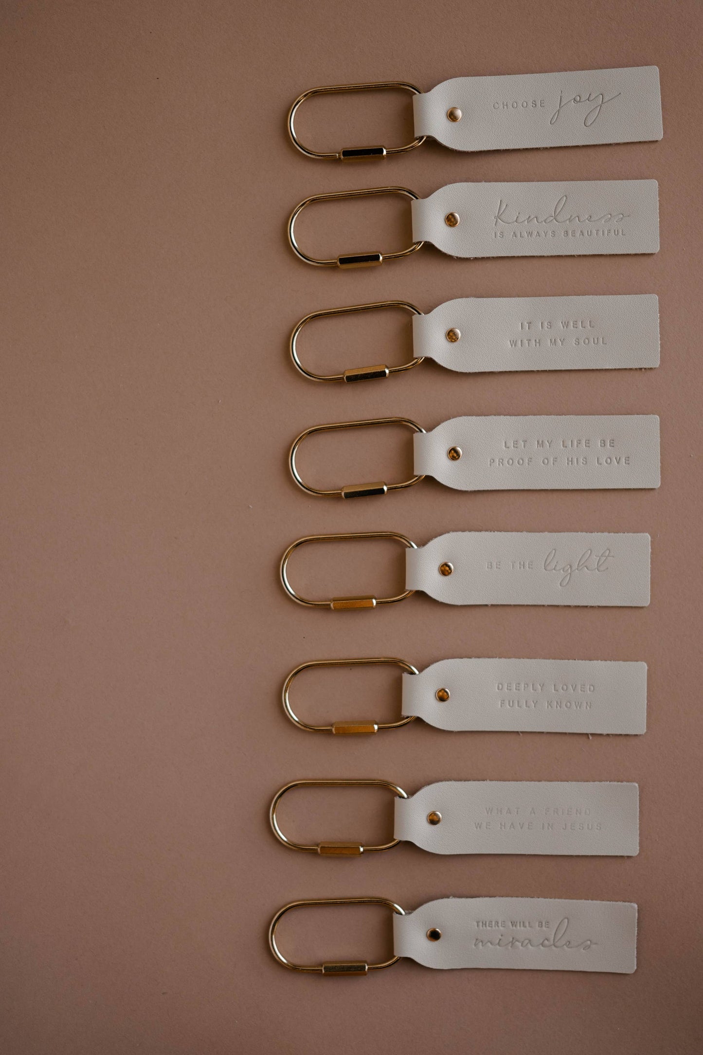 Be The Light Blonde Key Fob
