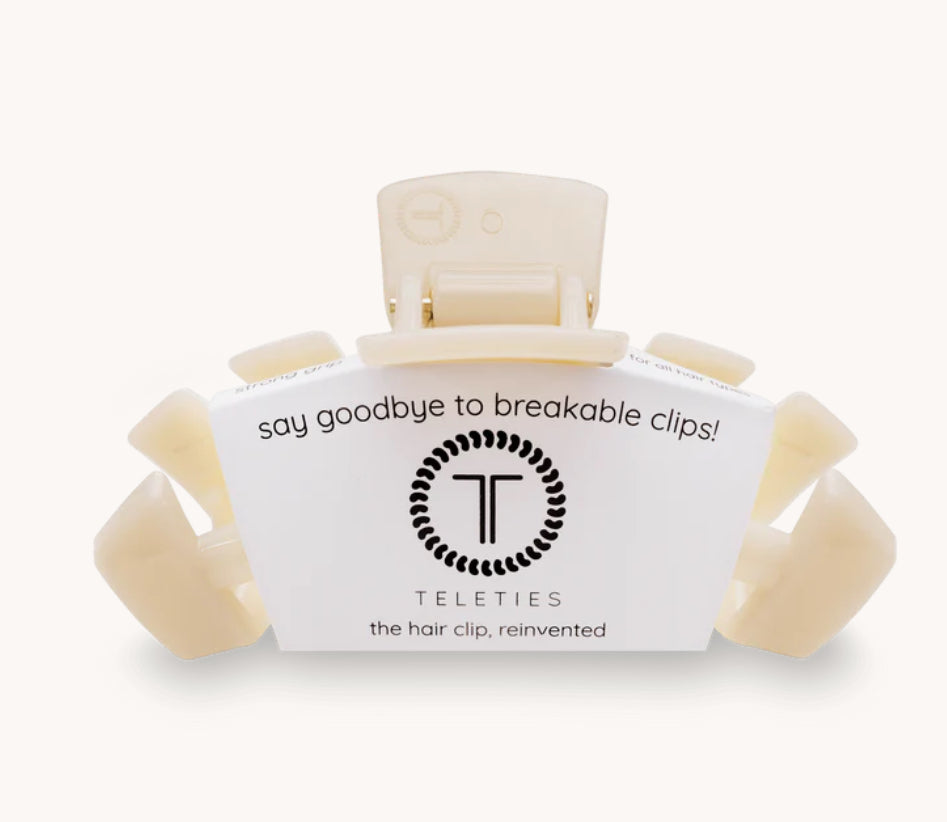 Classic Hair Clip | Medium | Almond Beige
