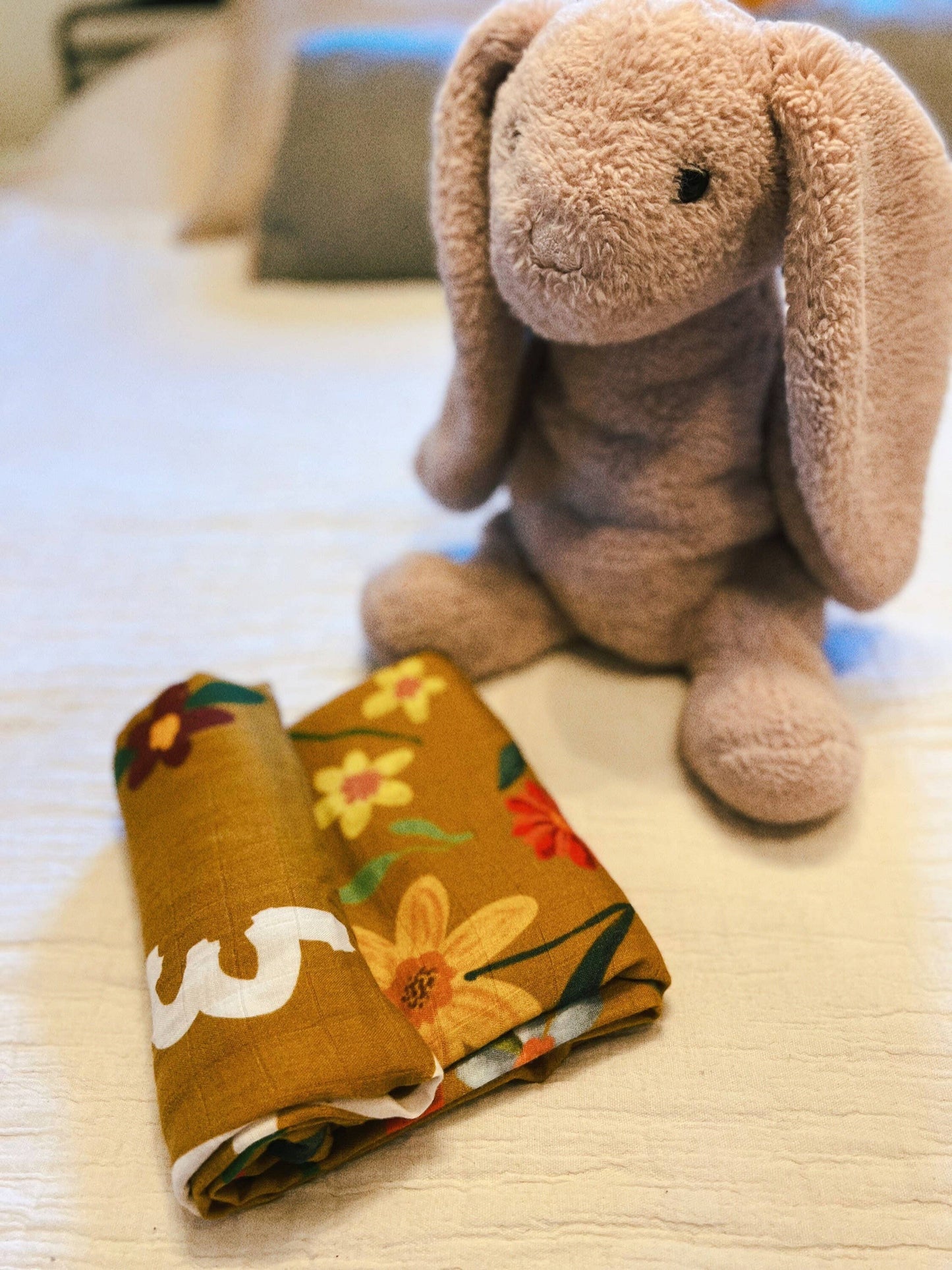 Wonderfully Made Bamboo Cotton Muslin Swaddle