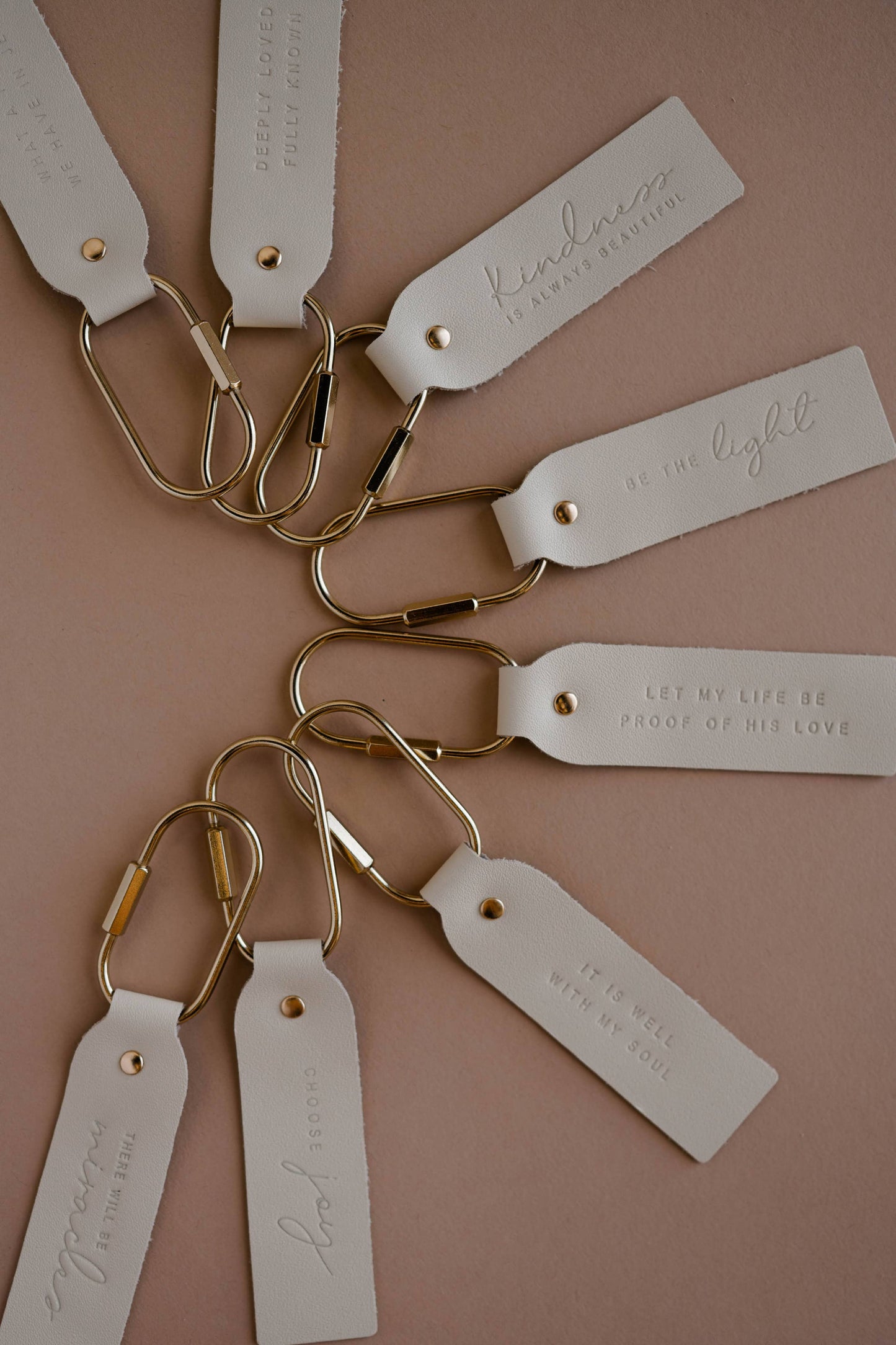 Be The Light Blonde Key Fob