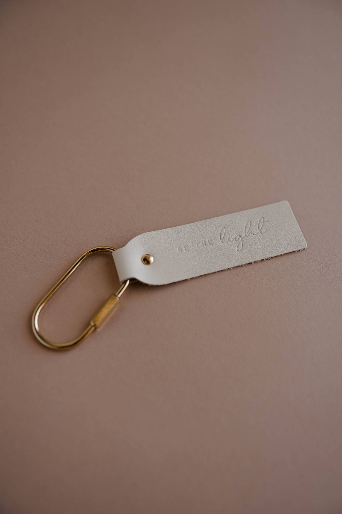 Be The Light Blonde Key Fob