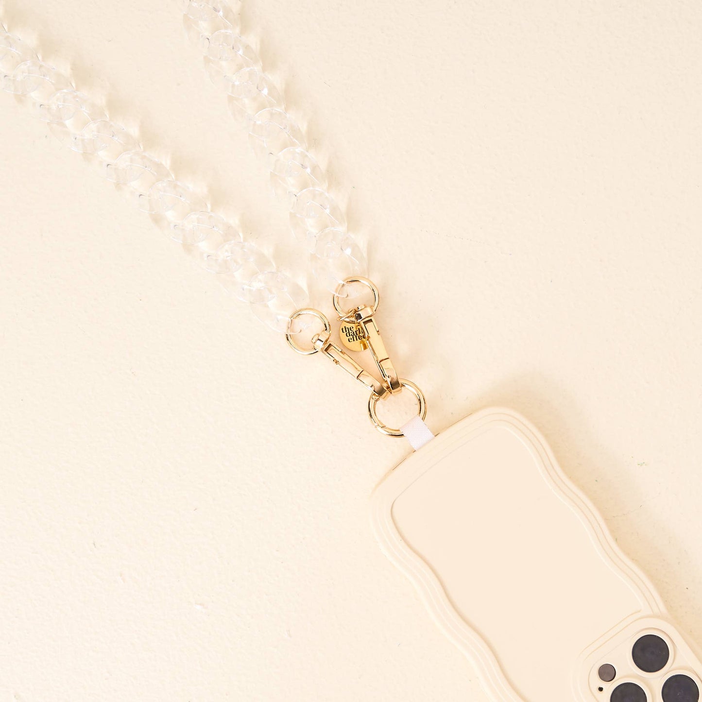 Hold the Phone Crossbody Chain-Clear