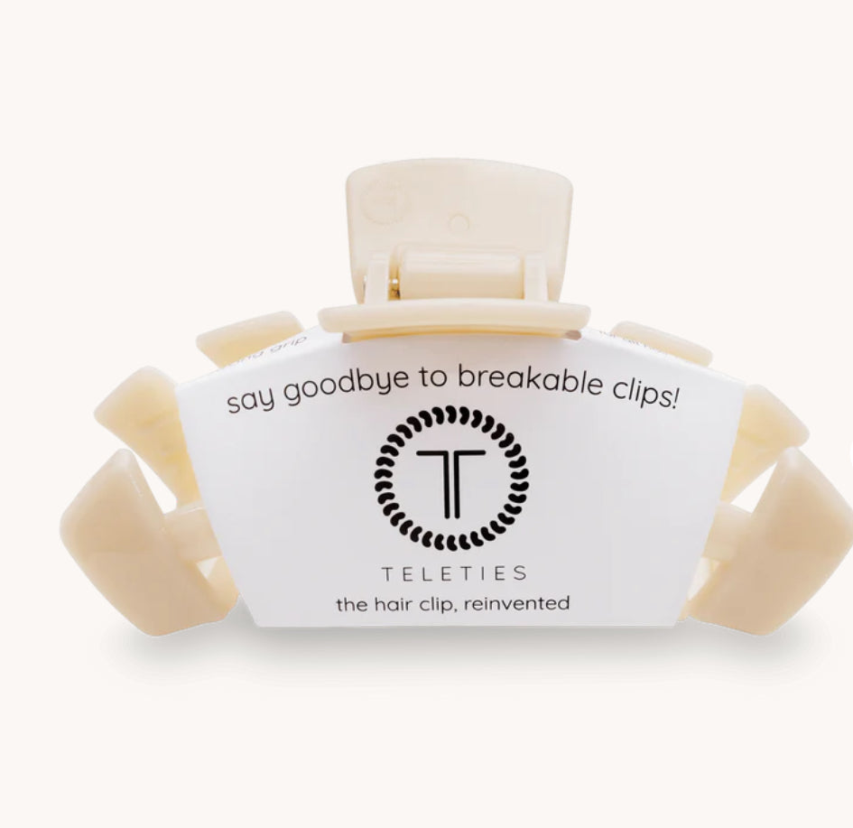 Classic Hair Clip | Large | Almond Beige