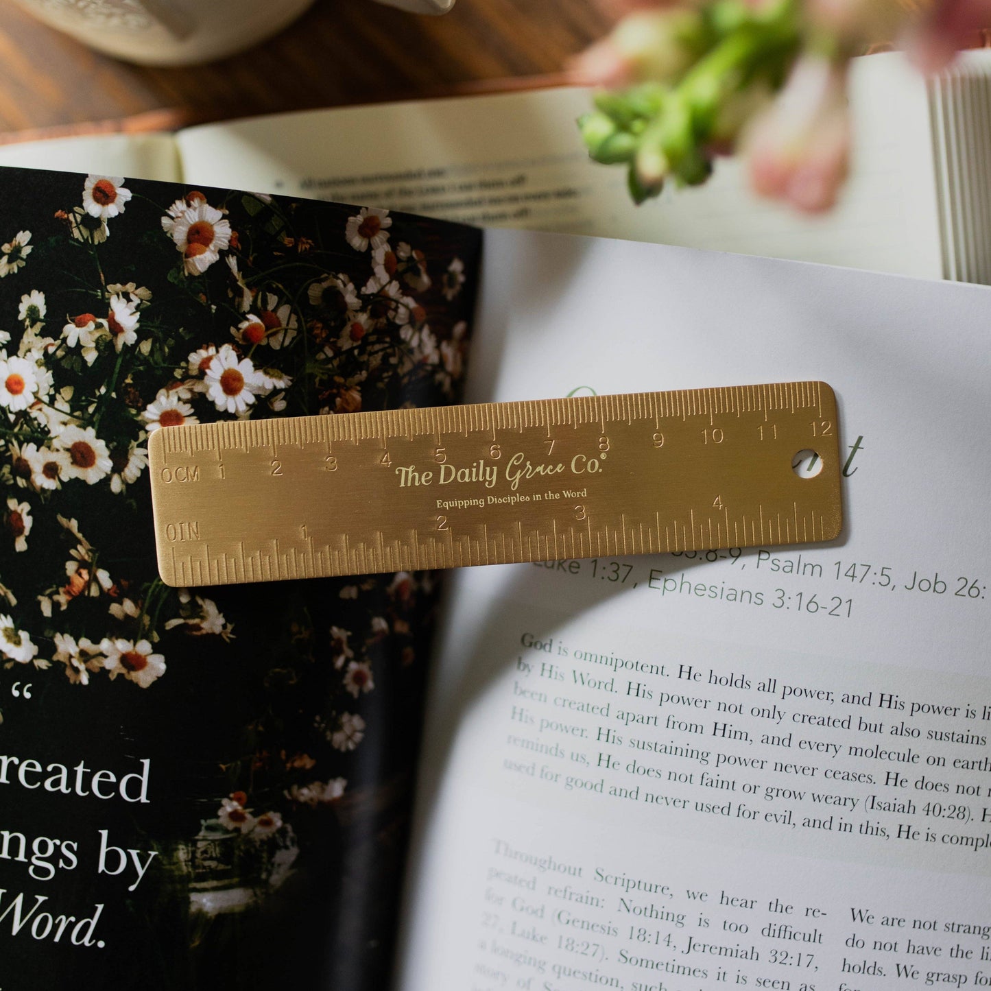 Find Peace Brass Ruler