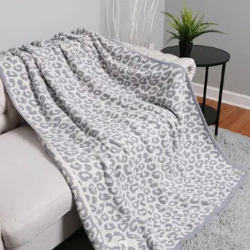 Leopard Throw Blanket