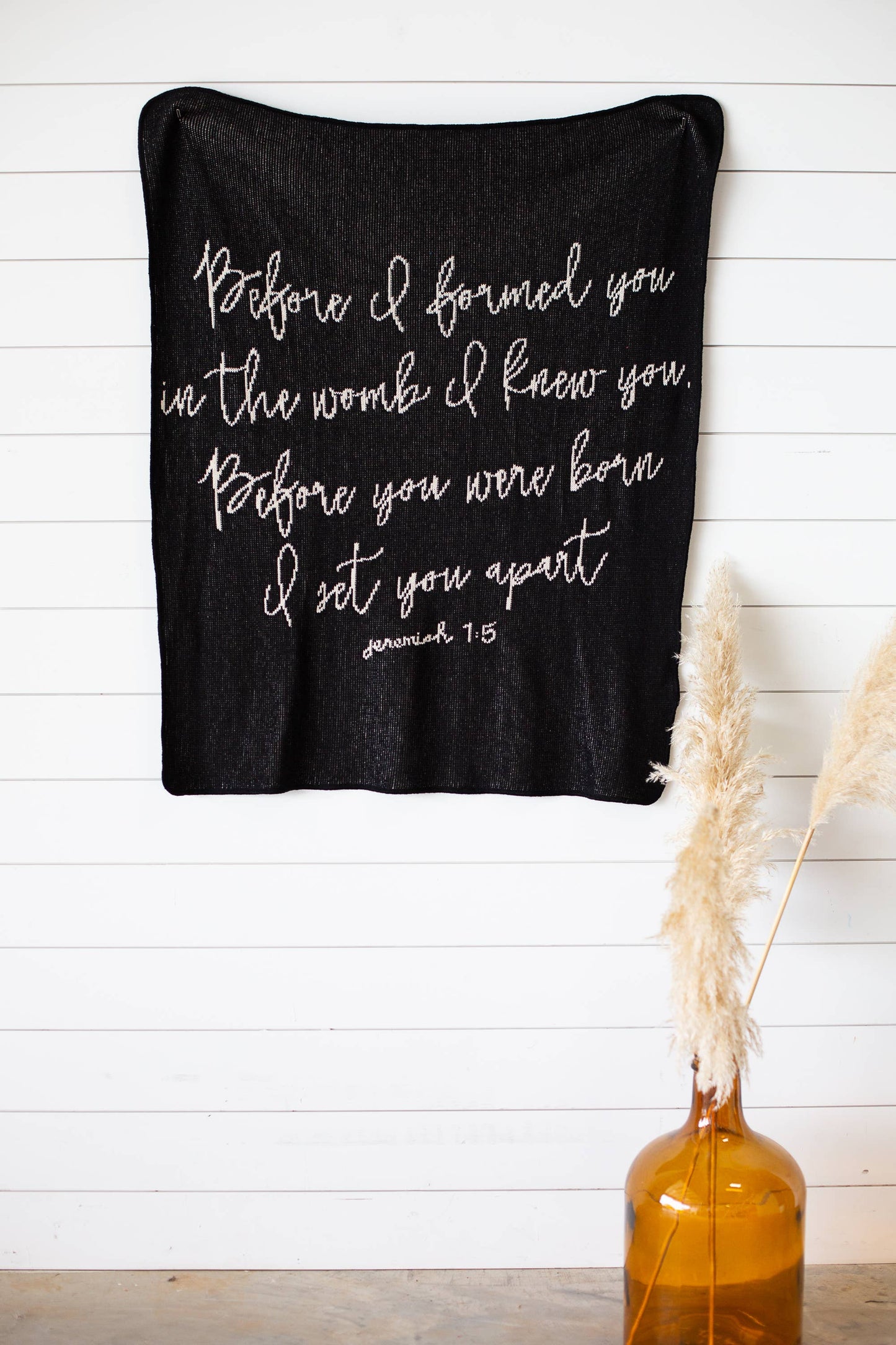 Jeremiah 1:5 Throw Blanket