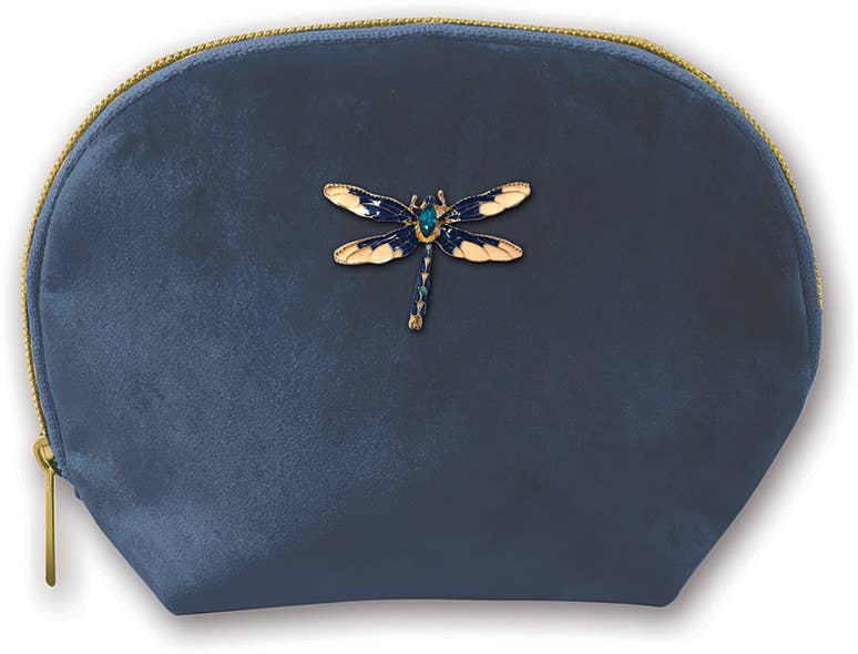 Velvet Dragonfly Clamshell Bag