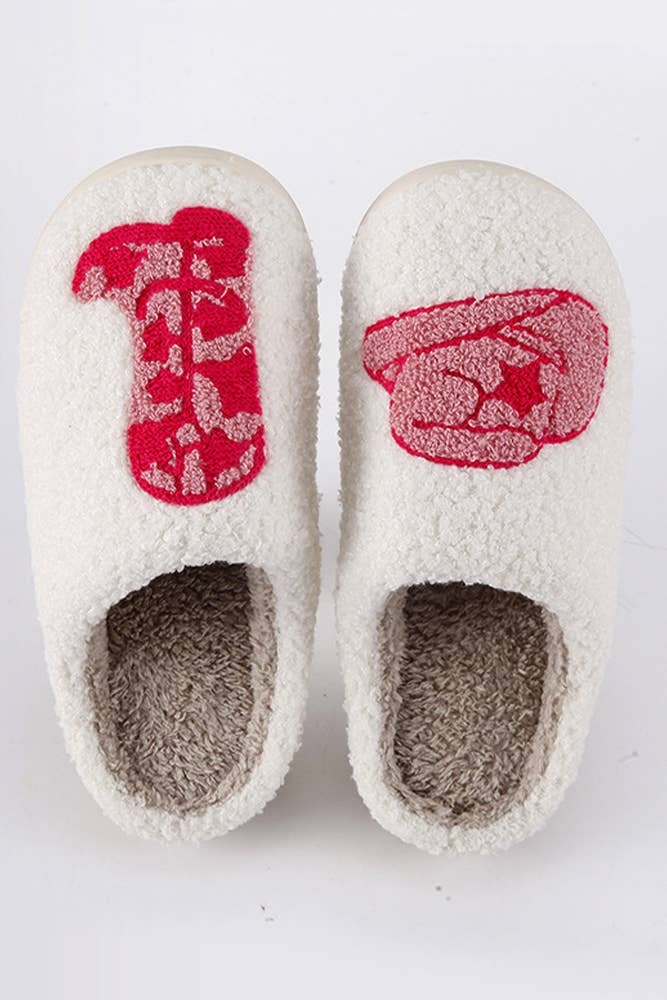 Western Fluffy Slippers
