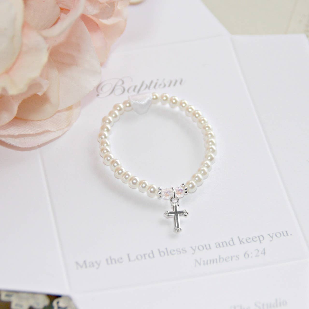 Baptism Classic Cross Bracelet