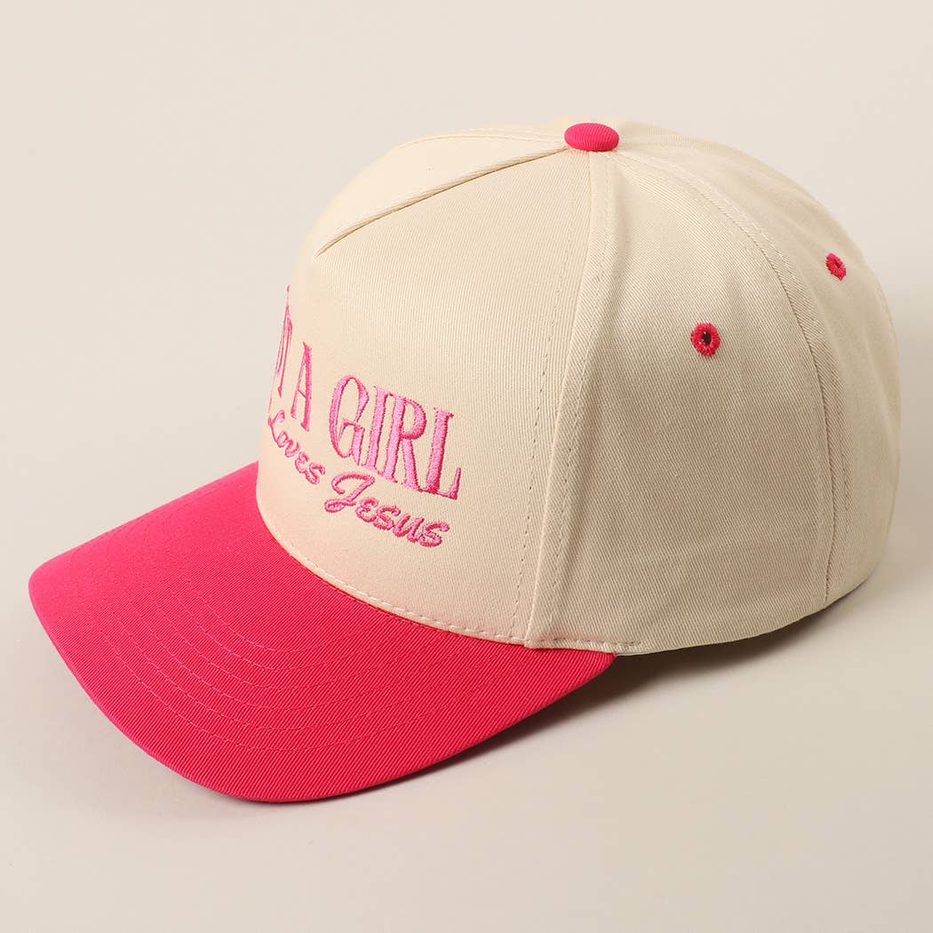 A Girl Who Loves Jesus Trucker Hat