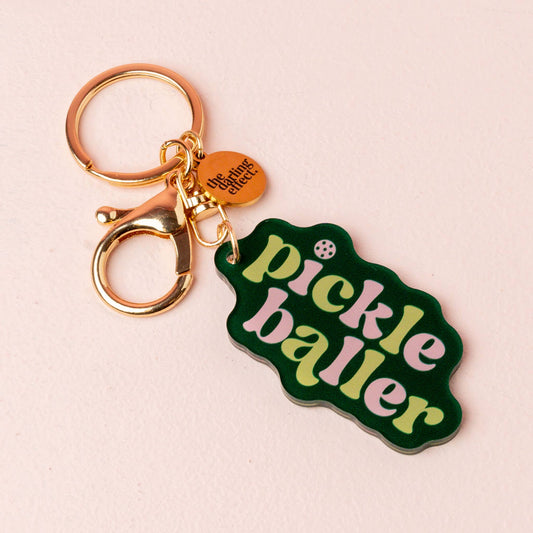 Acrylic Keychain | Pickleballer