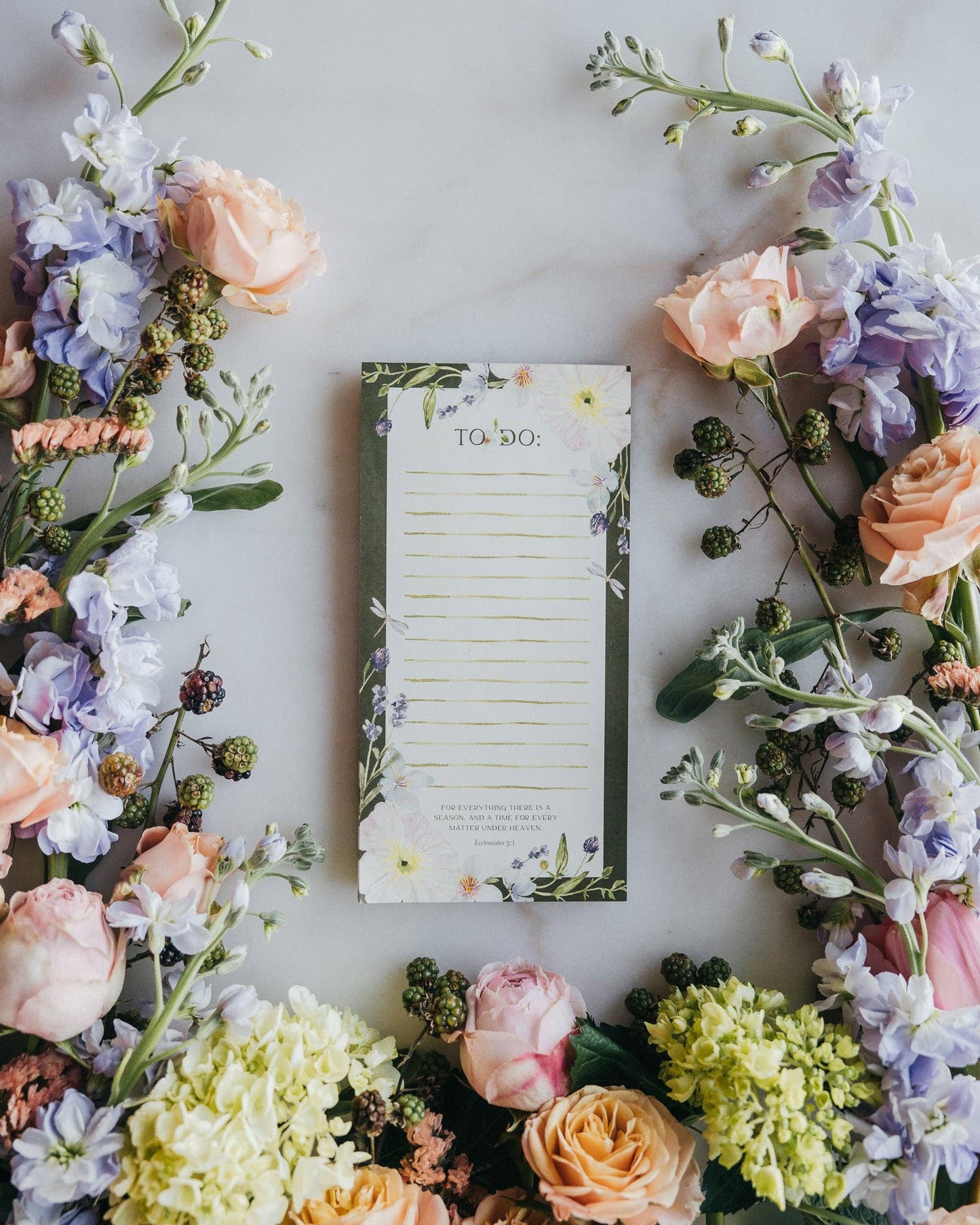 To-Do List Pad - Ecclesiastes 3:1