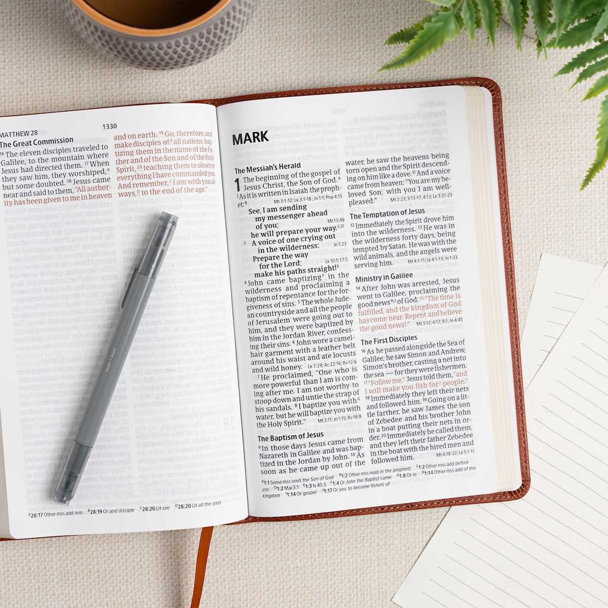 CSB Large Print Bible | Burnt Sienna