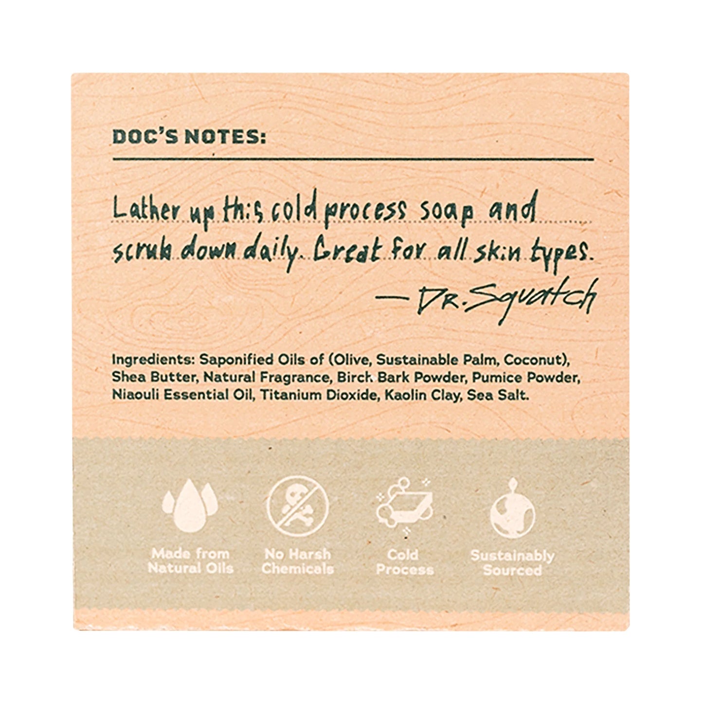 Dr. Squatch Birchwood Breeze Bar Soap