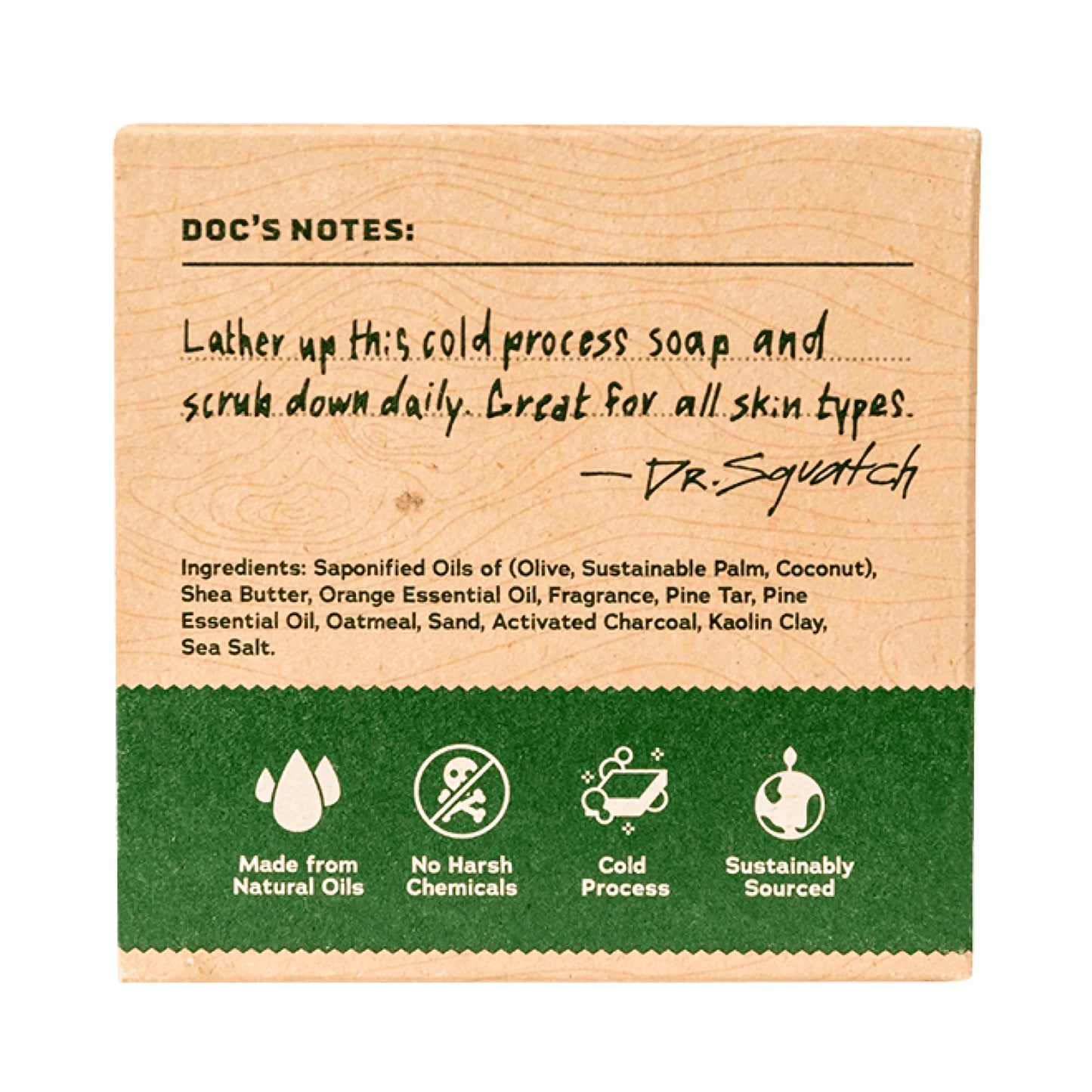 Dr. Squatch Pine Tar Bar Soap