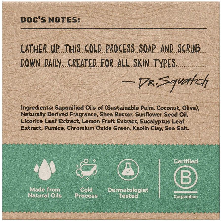 Dr.Squatch Rainforest Rapids Bar Soap