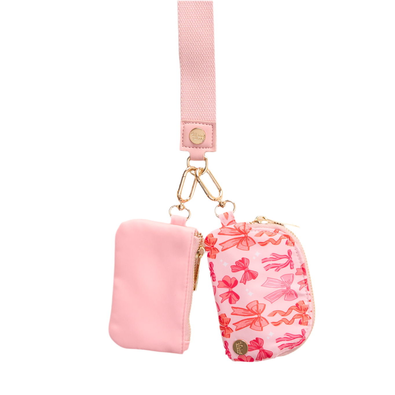 Dynamic Duo Pouch Wristlet-Blushing Bows