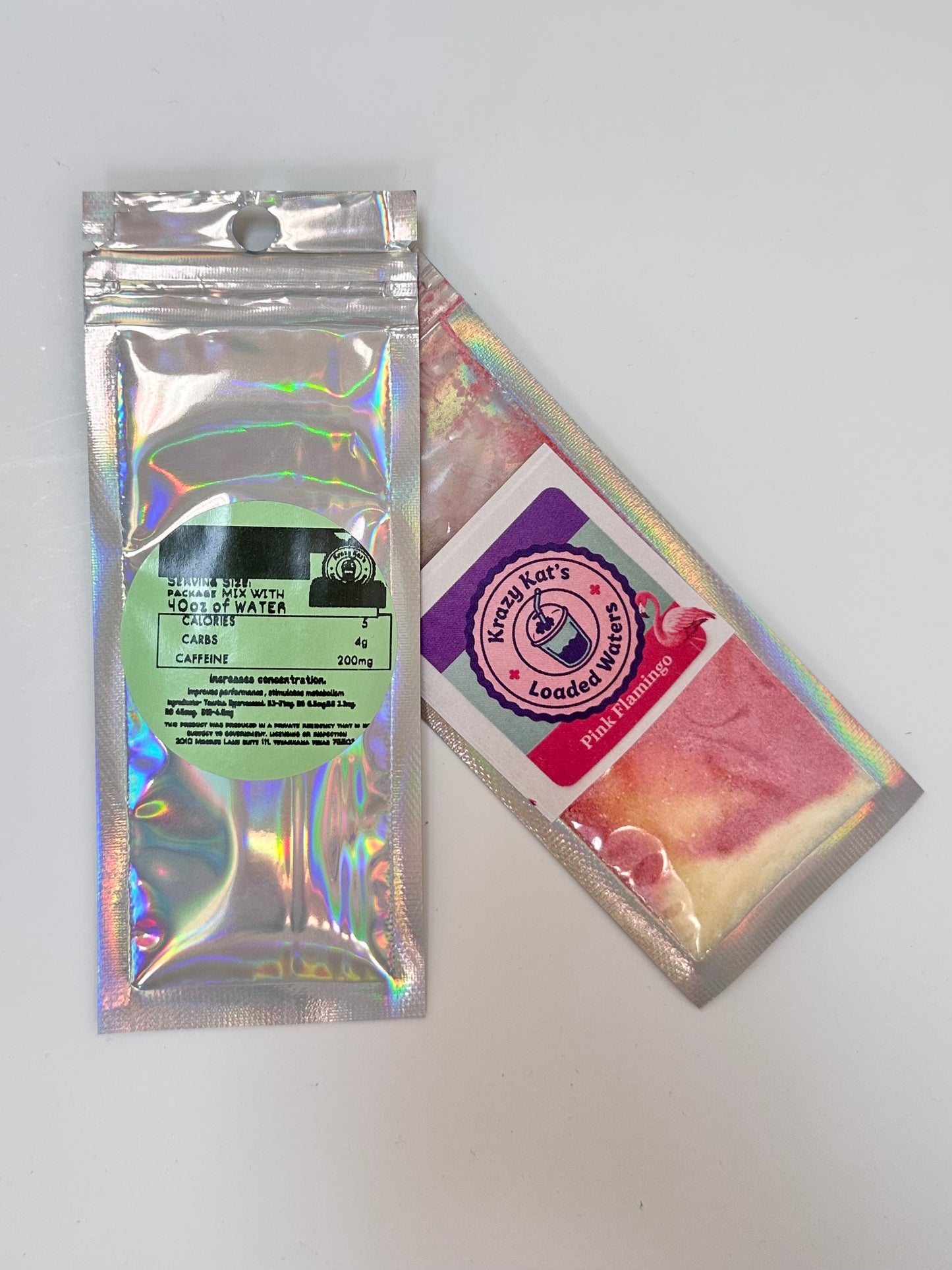 Caffeine Loaded Water Packets