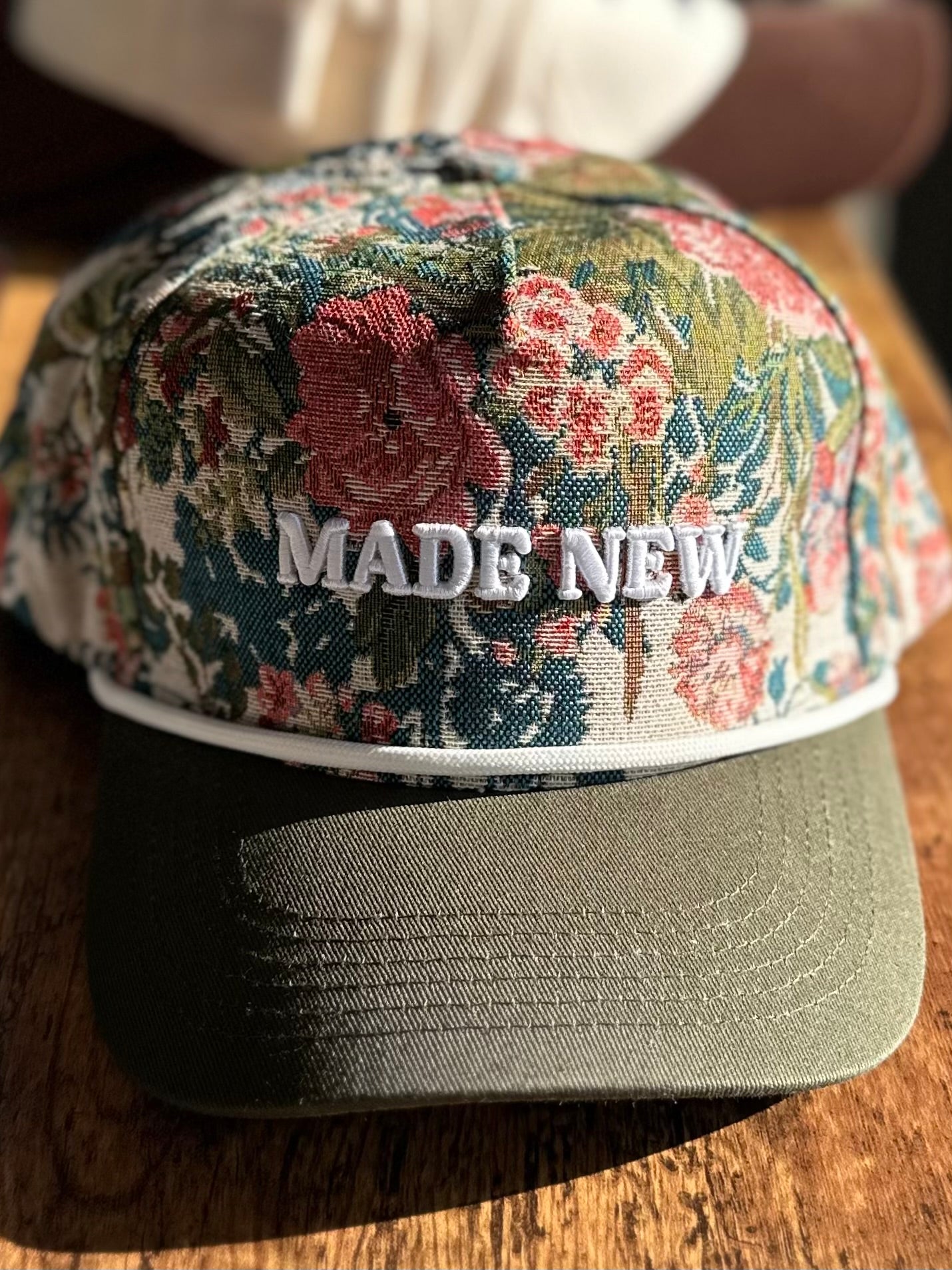 “Made New" Embroidered Hat