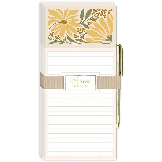 Magnetic List Pad with Pen