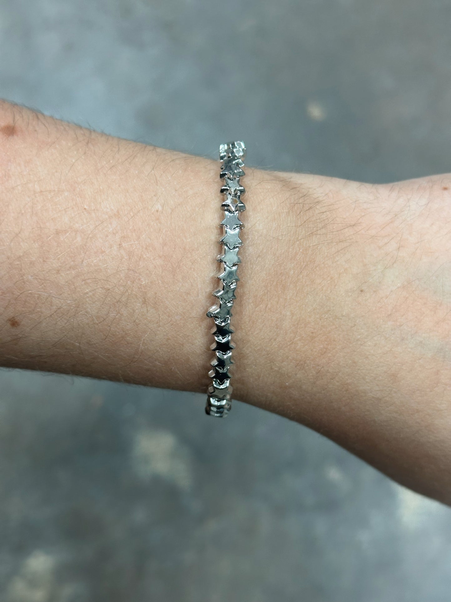 Silver Star Bracelet