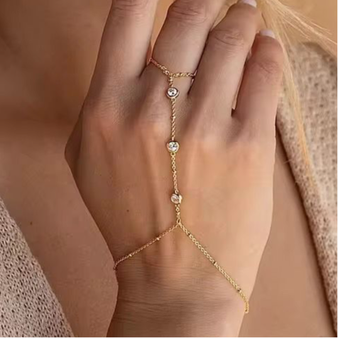 Luxe Hand Chain Bracelet