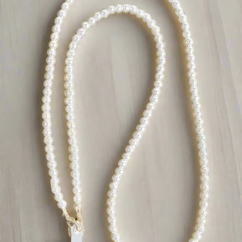 Pearl Beaded Phone Crossbody Strap