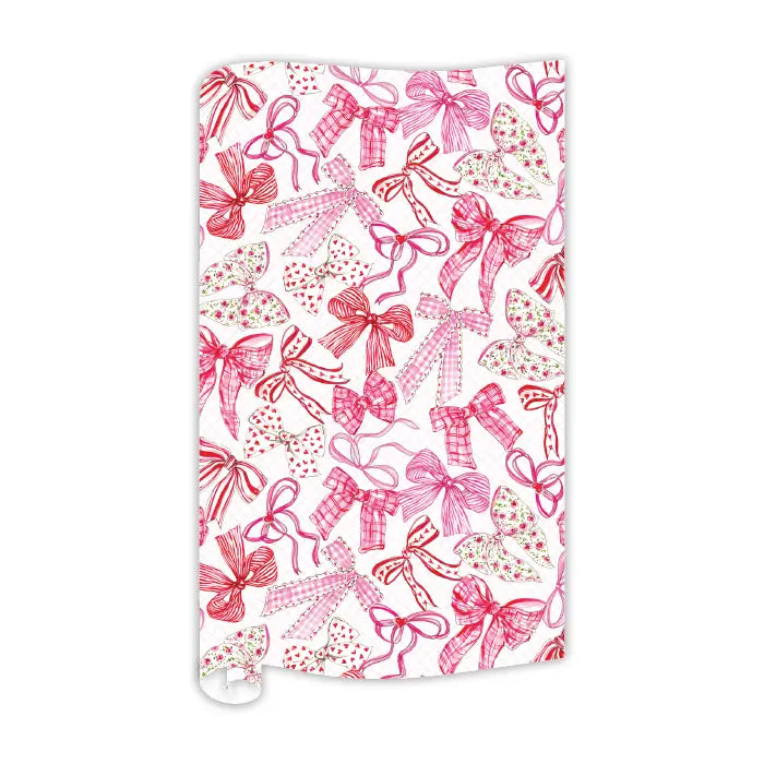 Valentine Bows Wrapping Paper