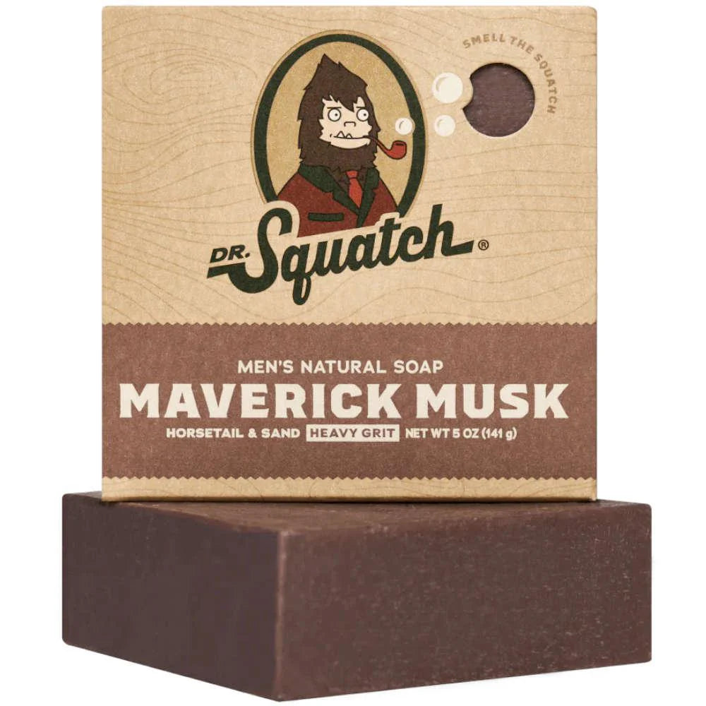 Dr. Squatch Maverick Musk Bar Soap