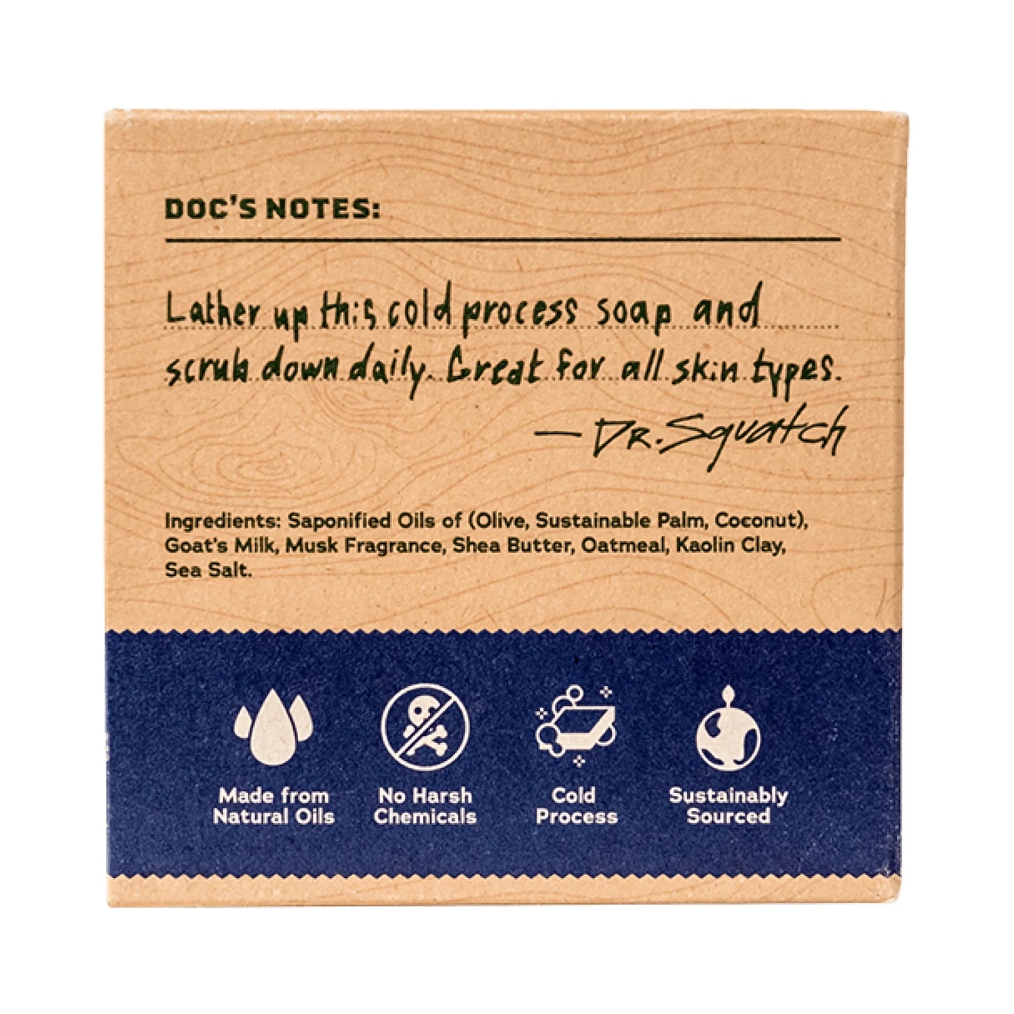 Dr. Squatch Deep Sea Goat’s Milk Bar Soap