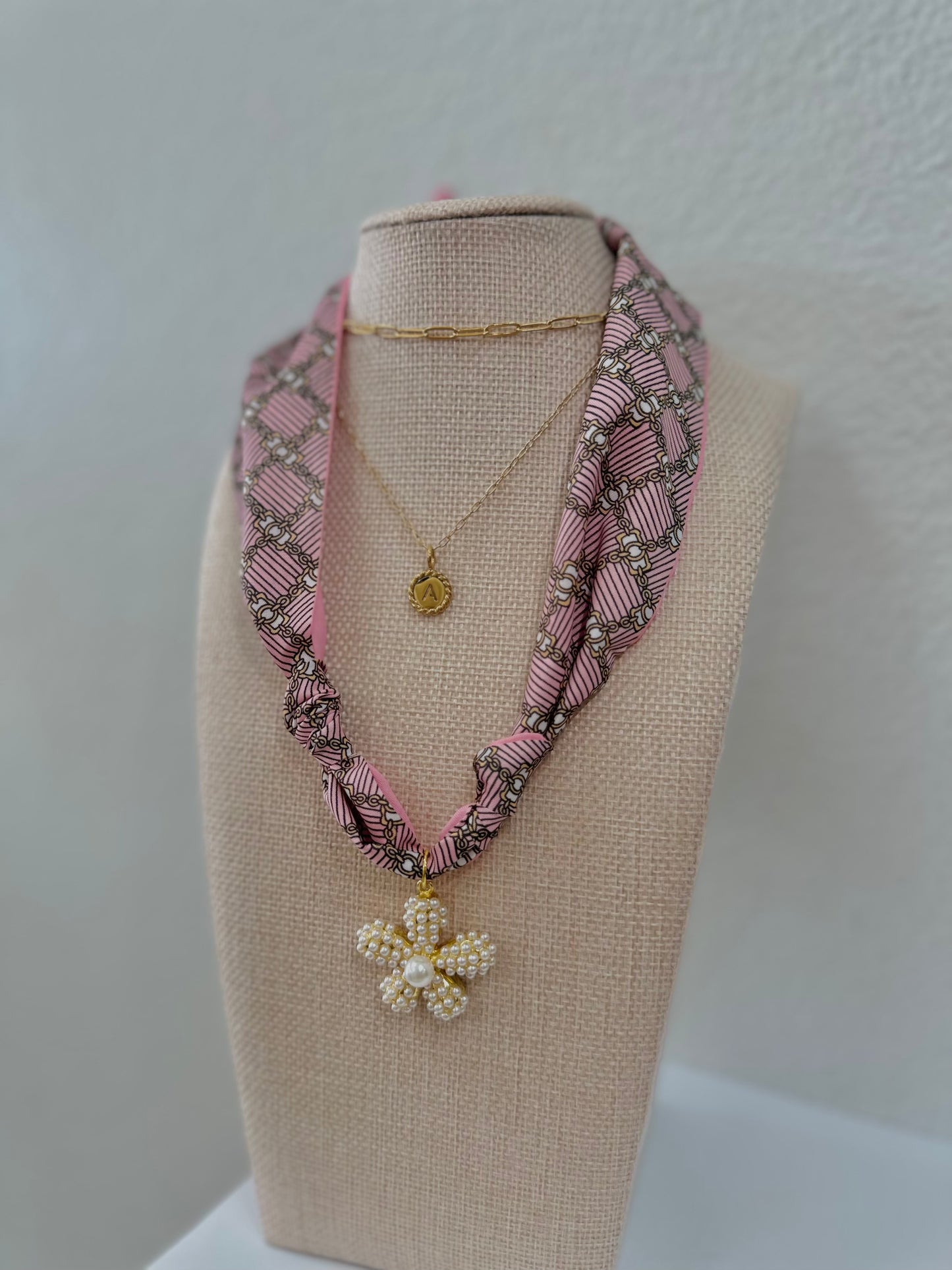 Scarf Charm Necklace