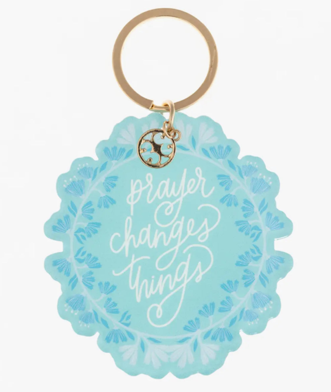 Acrylic Keychain Prayer Changes Things
