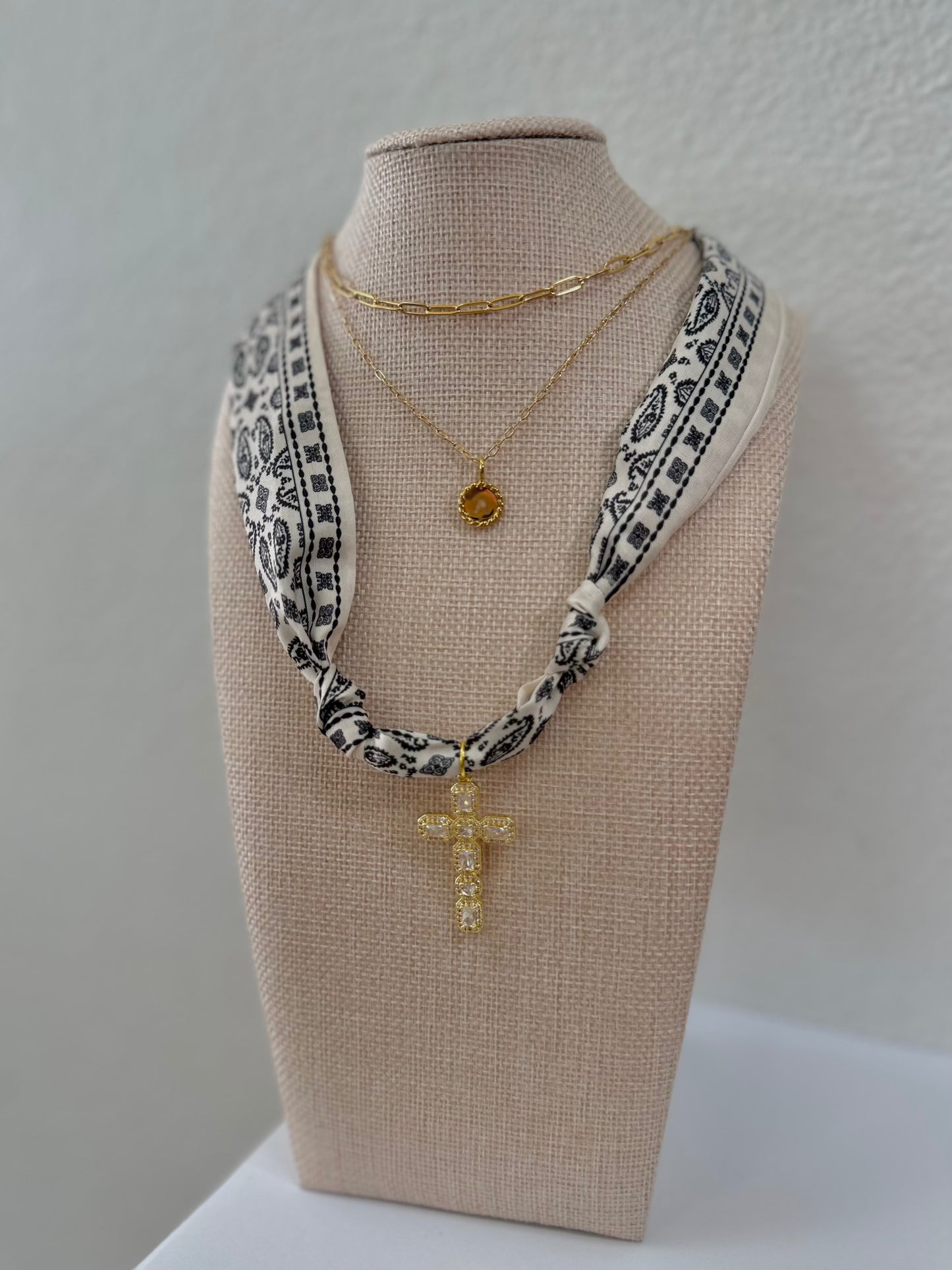 Scarf Charm Necklace