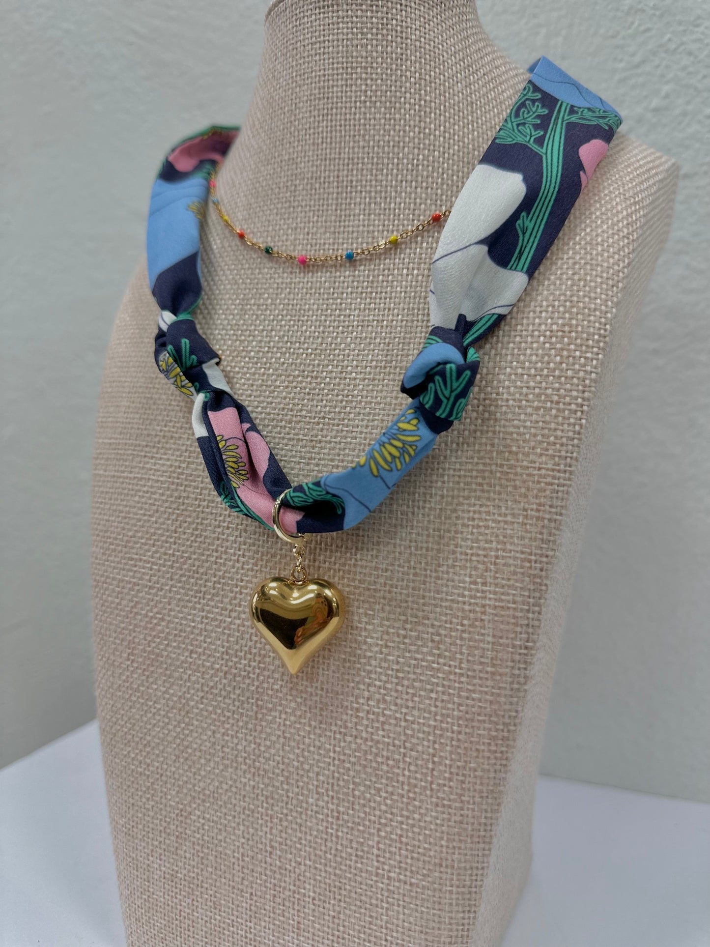 Scarf Charm Necklace