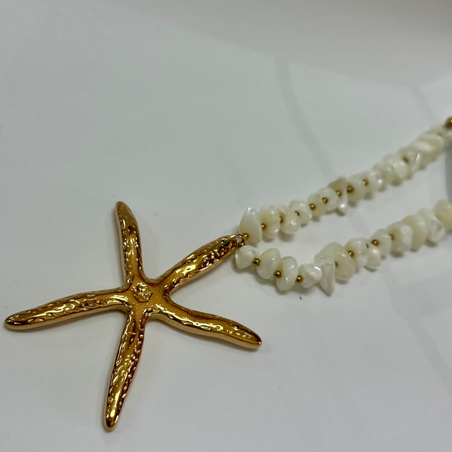 Golden Starfish Necklace