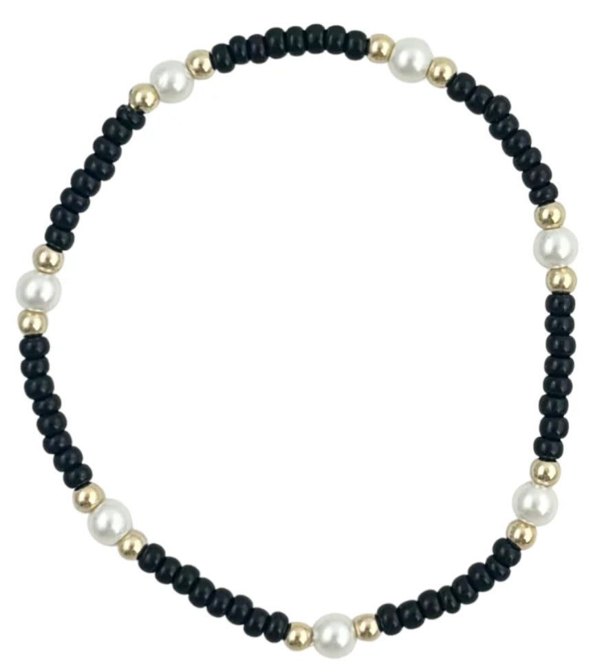 Onyx Beaded Bracelet