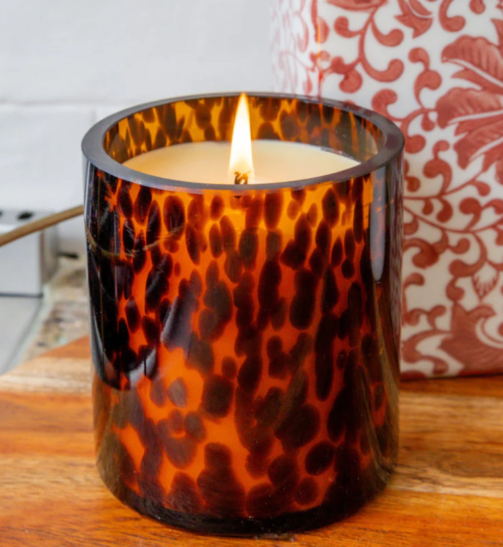 Sweet Grace Candle~ Tortoise Print