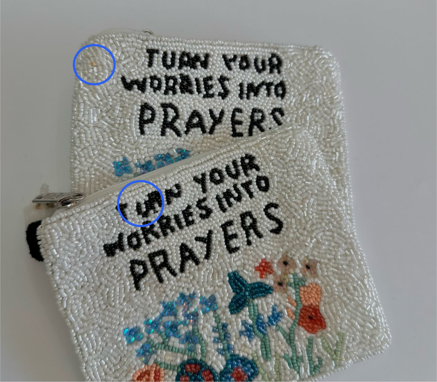 Coin Pouch: Worries into Prayers