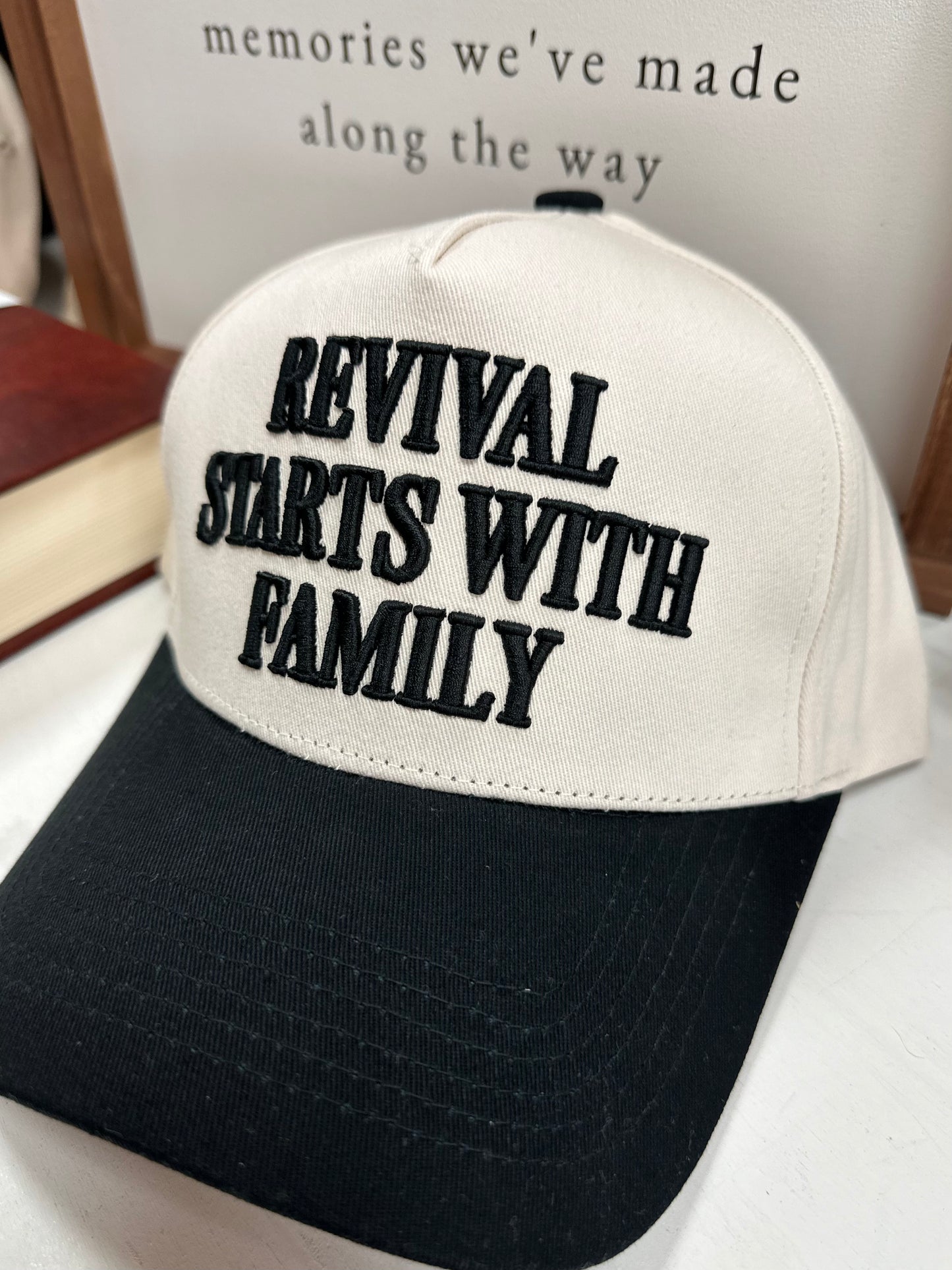 "Revival Starts with Family" Embroidered Hat