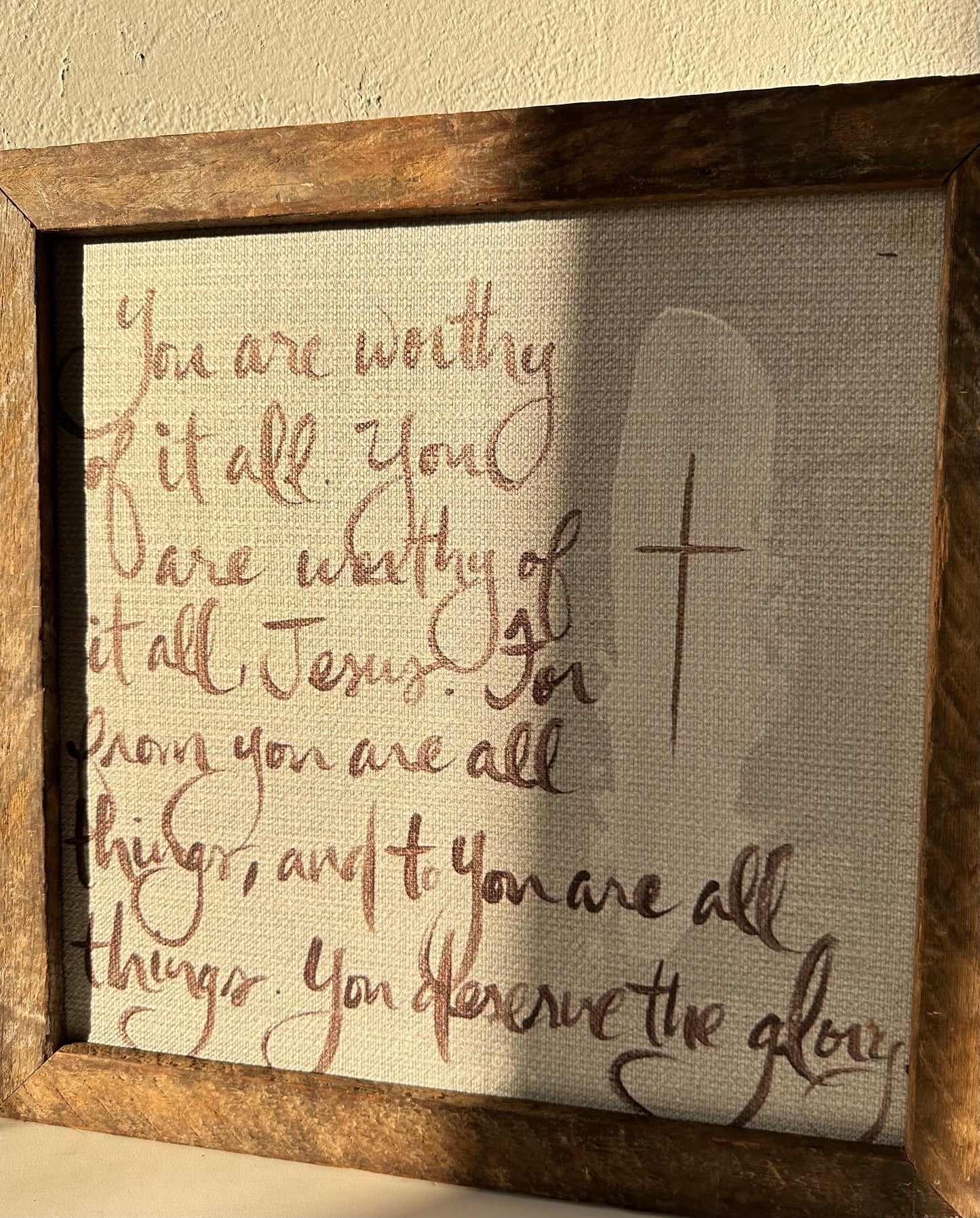 You are worthy | Wall Art